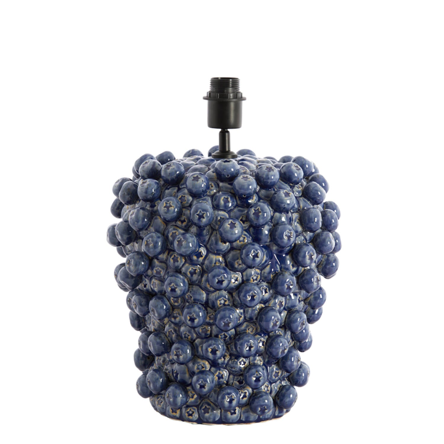Light & Living - tafellamp - Berries - blauw - keramiek - Ø 32cm -