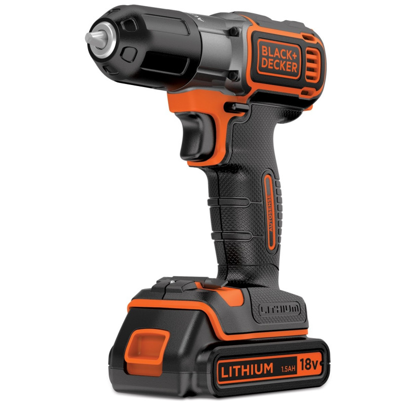 Perceuse sur batterie ASD184KB-QW 18 V BLACK DECKER