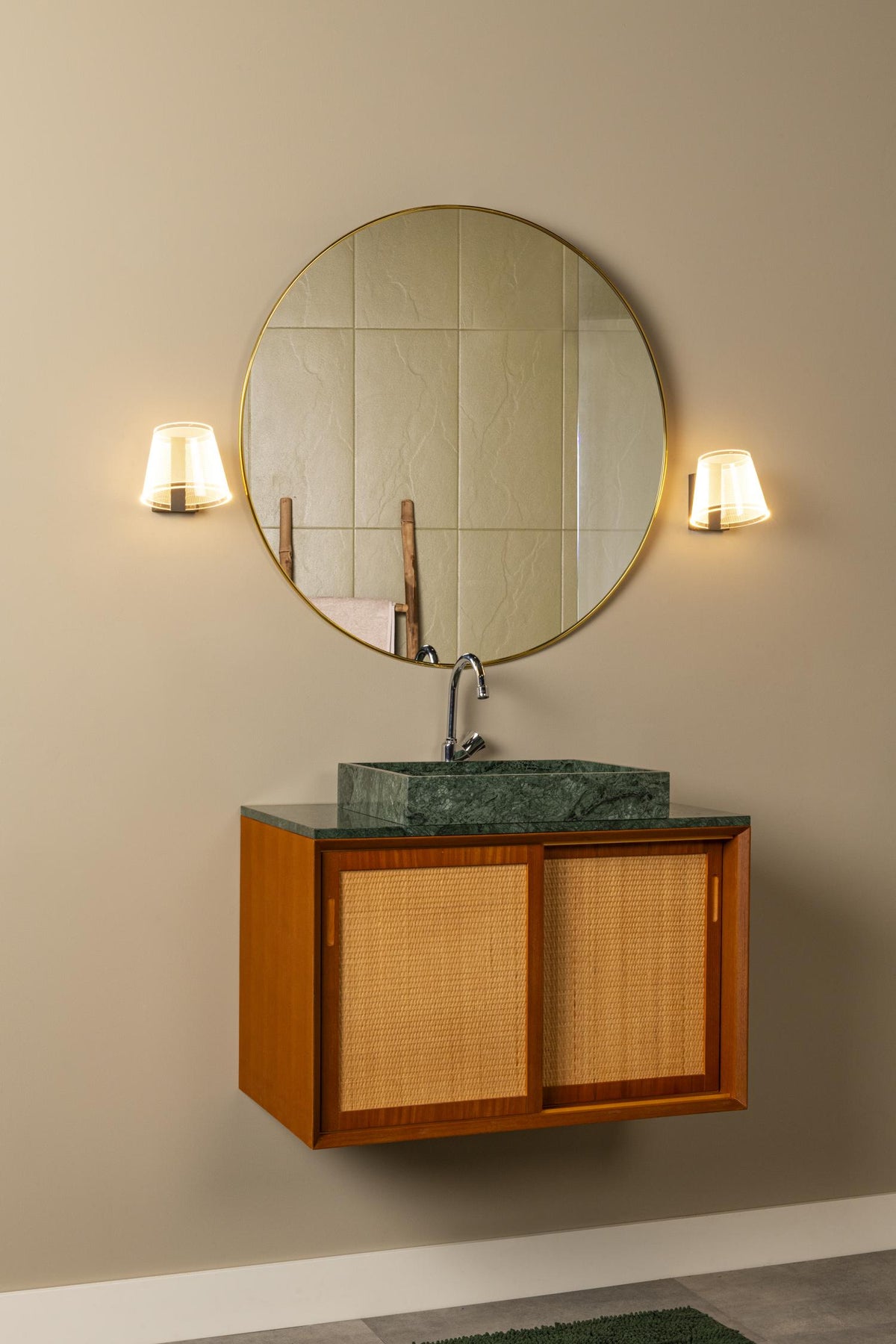 Lucide wandlamp badkamer KORGIS - 1xGeïntegreerde LED - Transparant