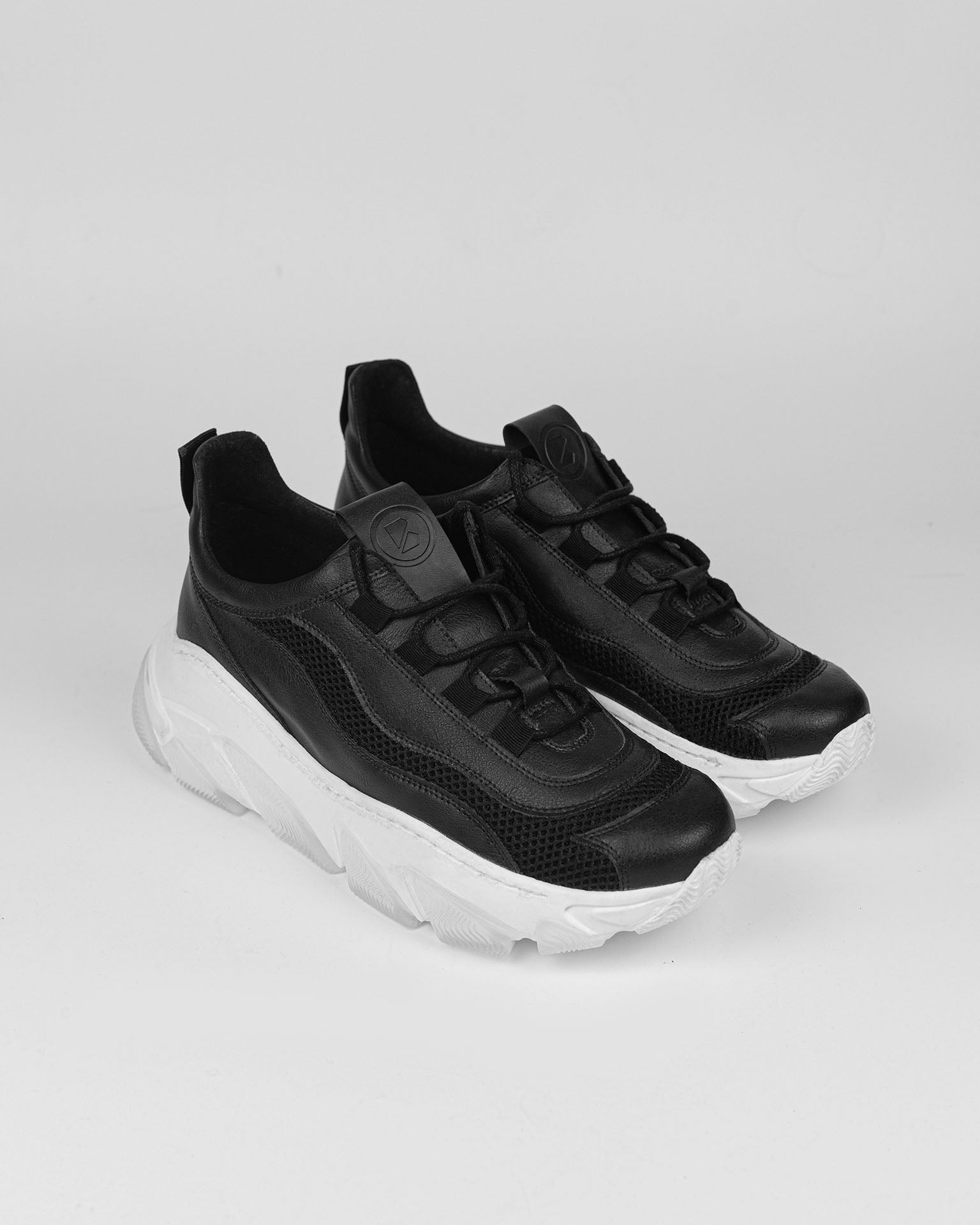 BOHEMA - Daddy’s Sneakers Czarne, ze skóry roślinnej, polska rodzinna marka