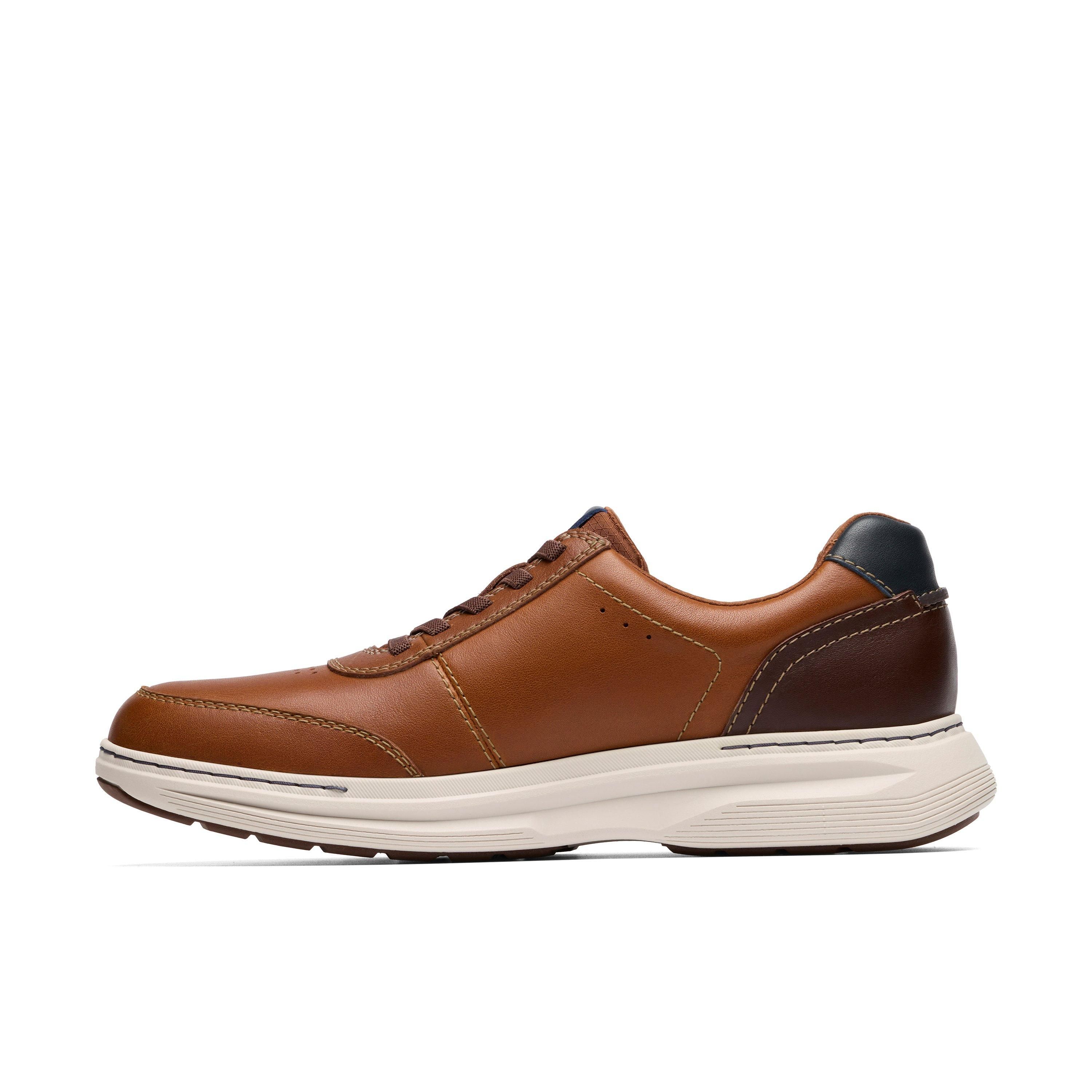 Clarks Craftwell Lace Tan Leather Lace Up