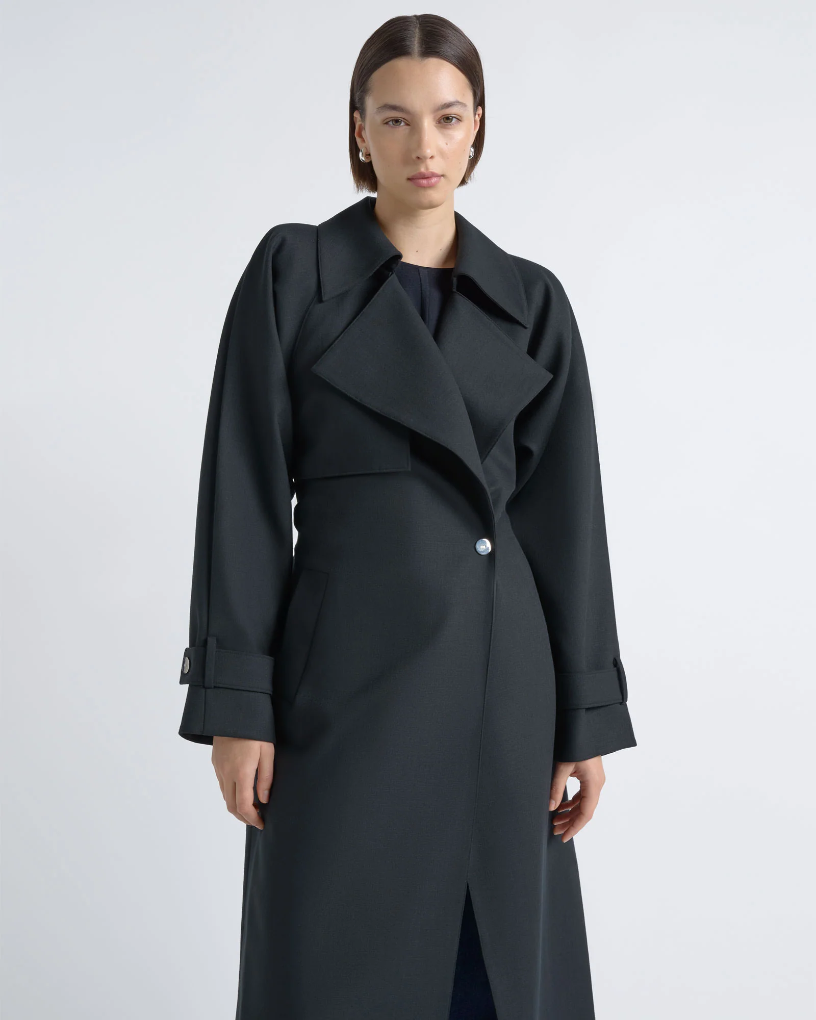 Relaxed Fit Trench Coat