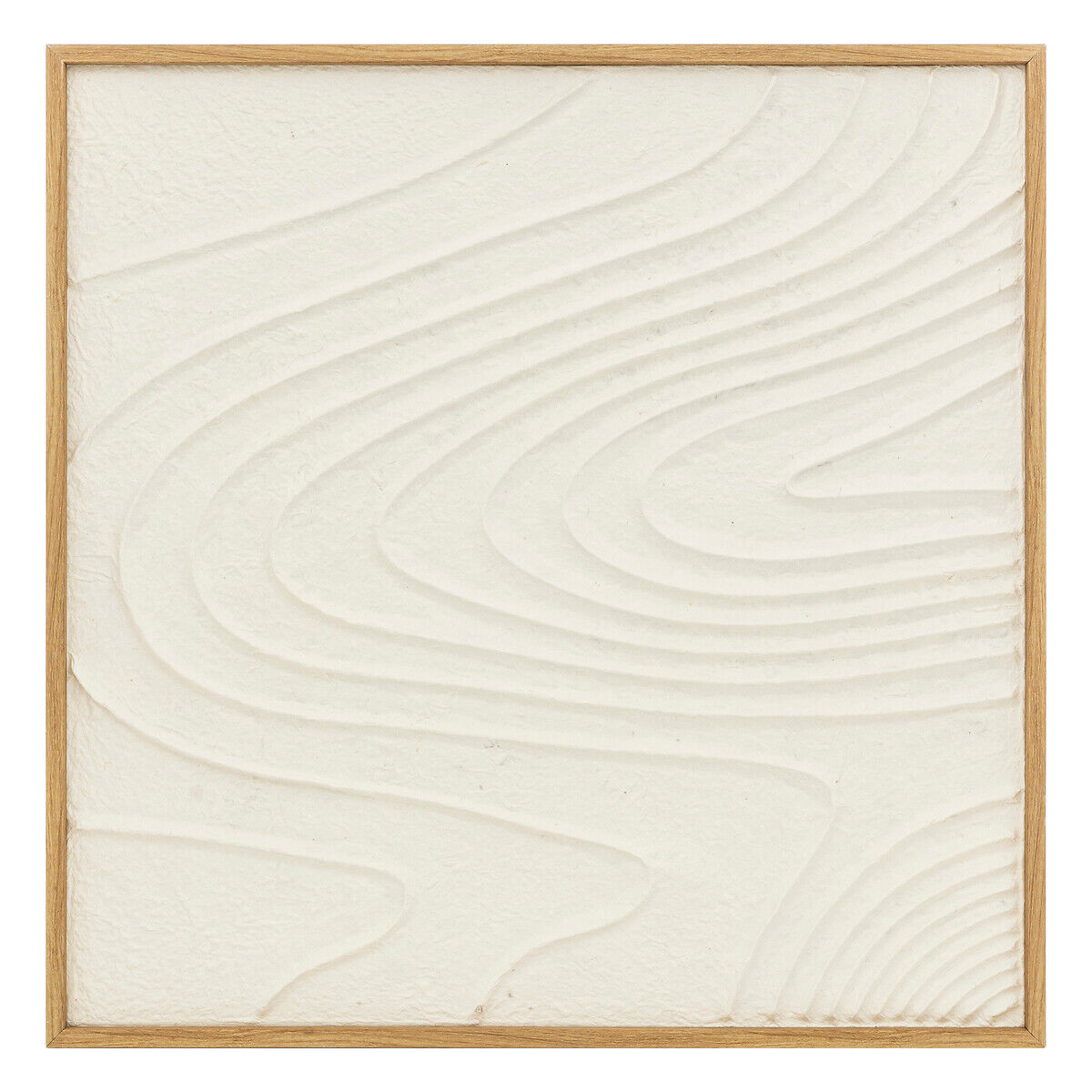 Quadro decorativo HATEYA de linhas com relevo