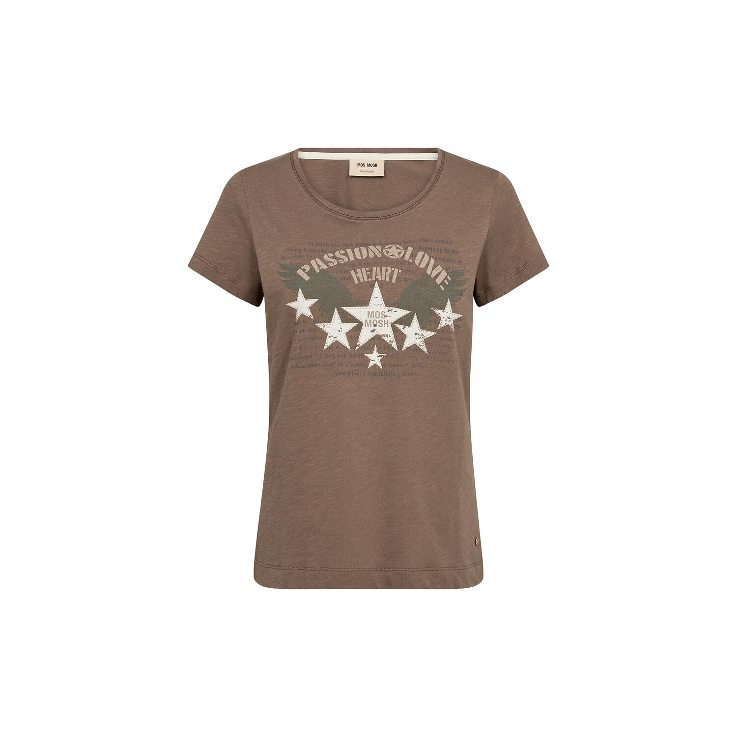 MMZibba O-SS Tee, chocolate chip