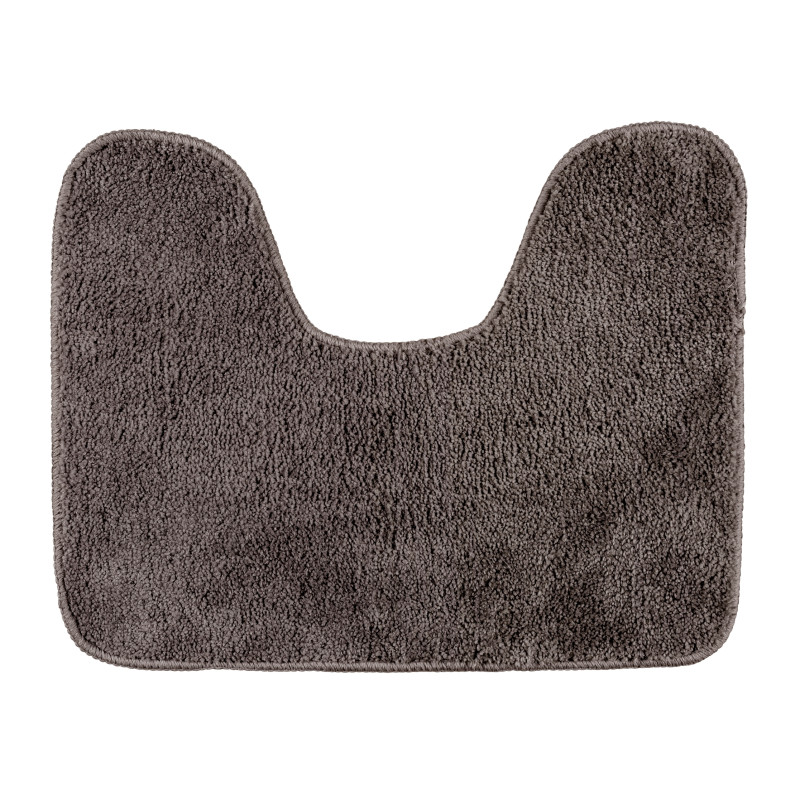 Tapis de toilette Valletta taupe 50 x 40 cm WENKO