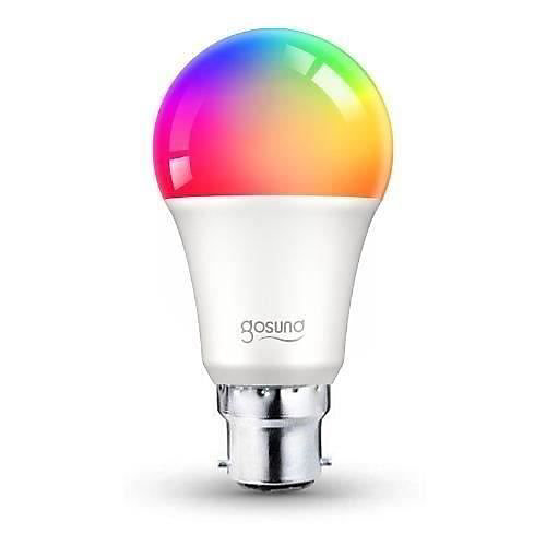 Ampoule LED WIFI B22 8W RGBW Dimmable - Commande vocale - Multicolore - Silumen