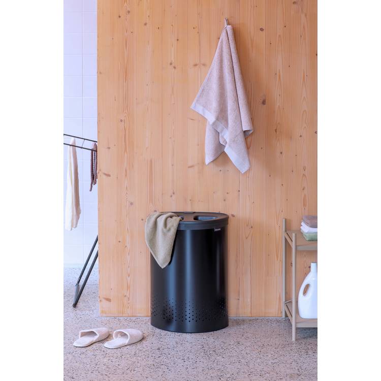 Brabantia 55 Litre Selector Laundry Container Bin - Black