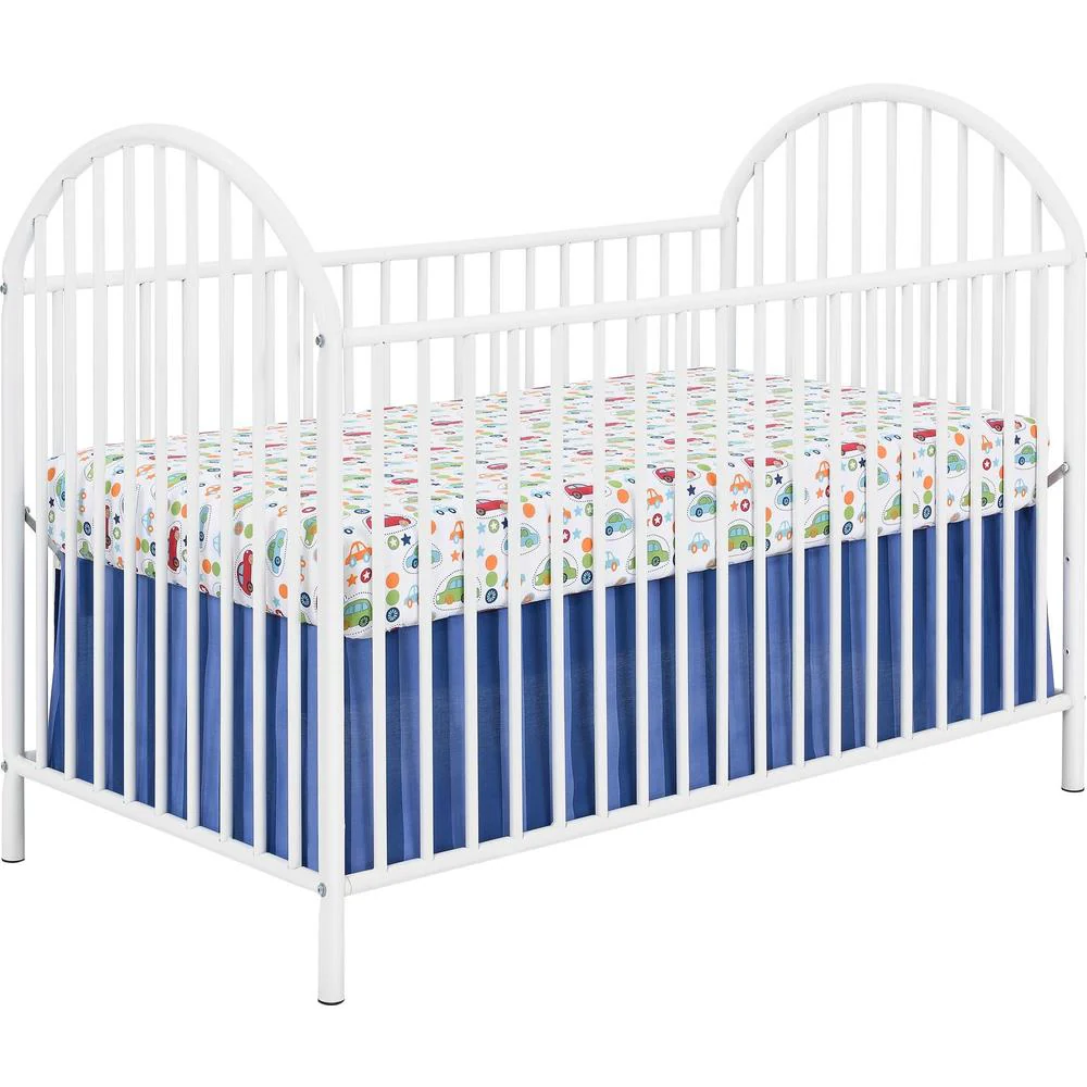Ameriwood Home Adjustable White Metal Crib by Cosco
