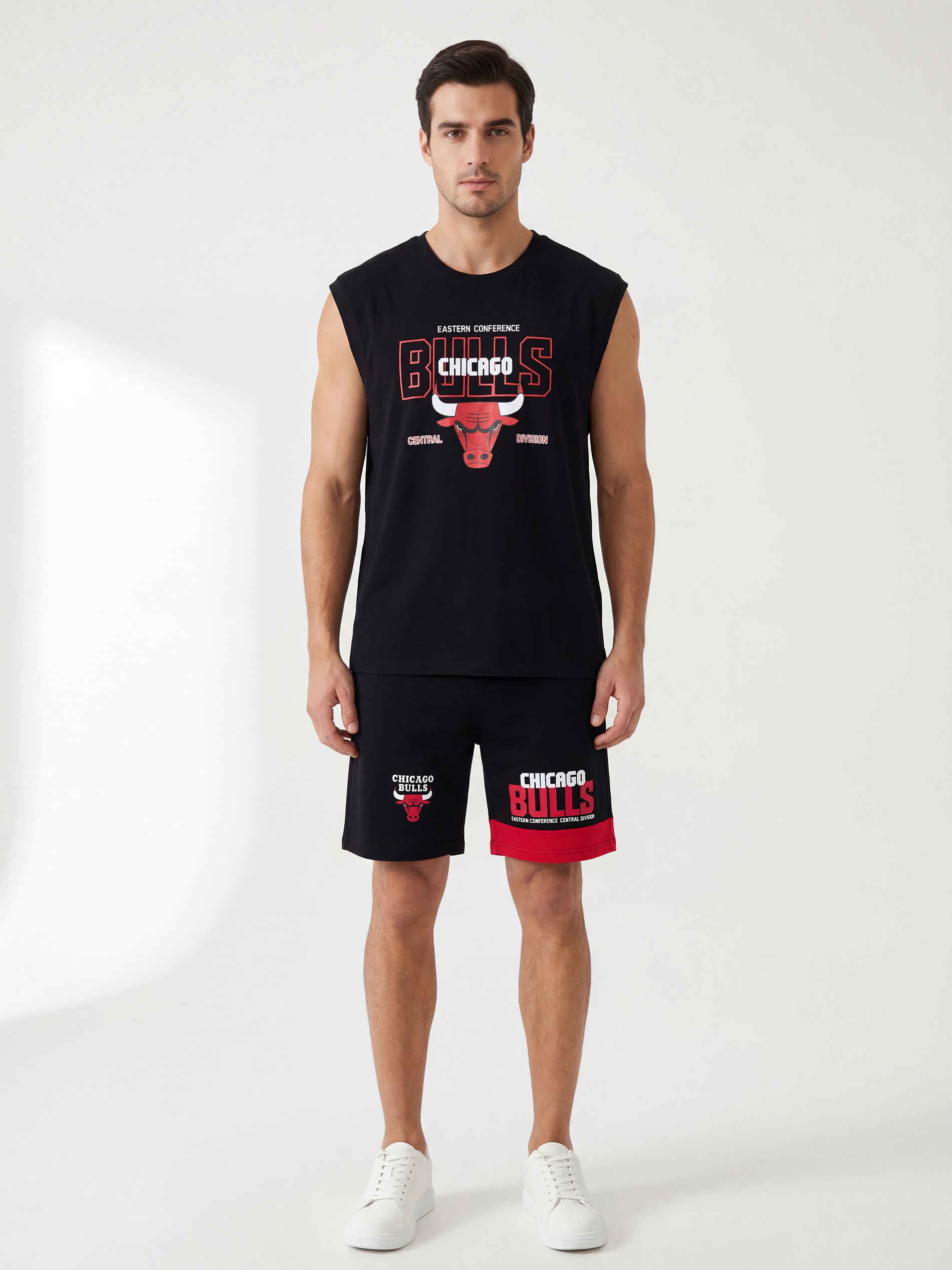 Koszulka boxy z wiskozą Chicago Bulls NBA