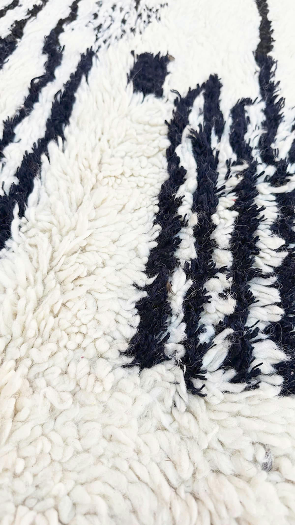 BERBERE - Tapis Berbere marocain pure laine 144x259