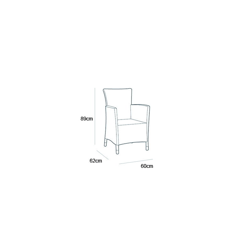 Fauteuil de jardin Miami ALLIBERT