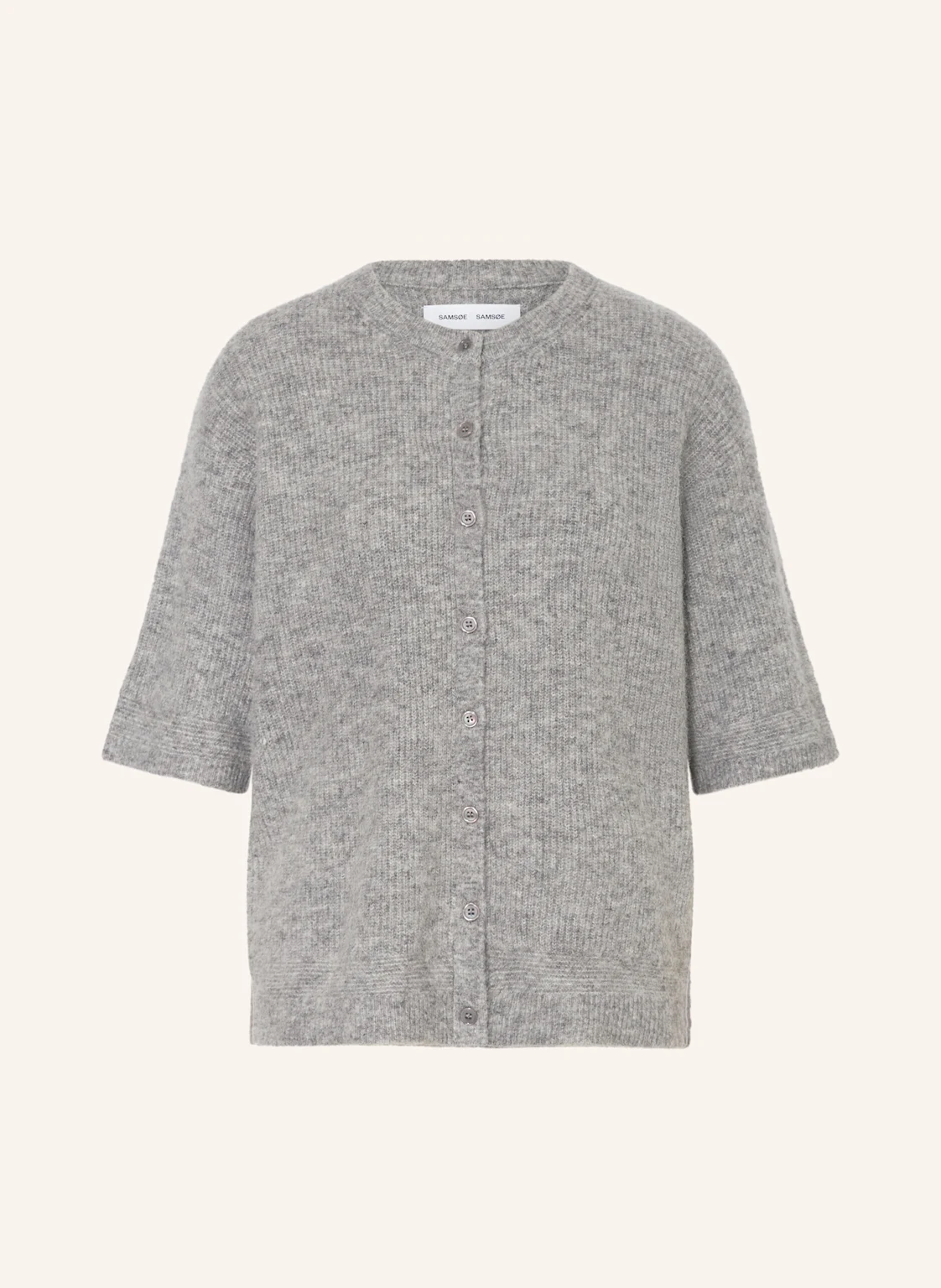 SAMSØE  SAMSØE Strickjacke SAANOURA mit Alpaka