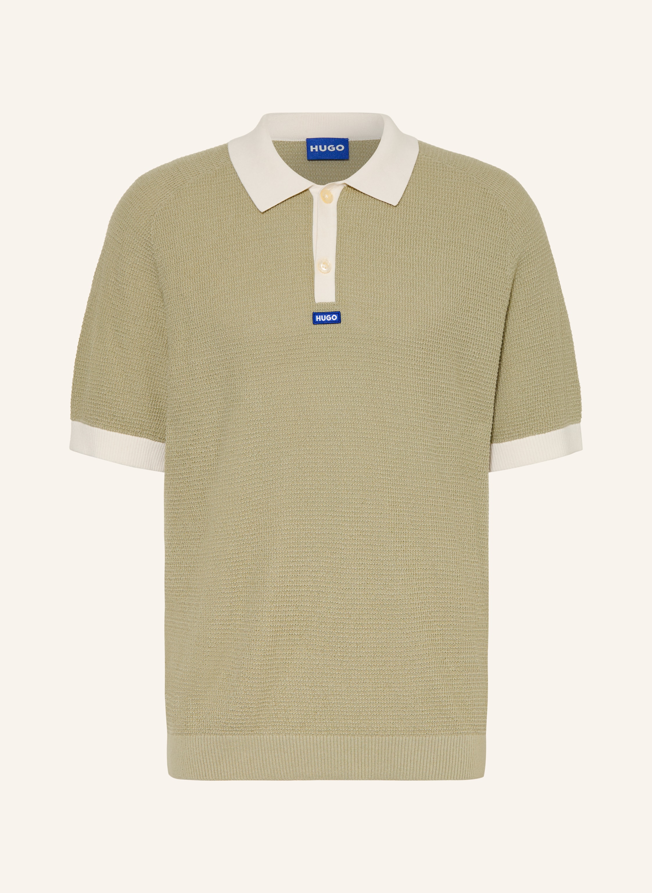 HUGO Strick-Poloshirt SIABLO