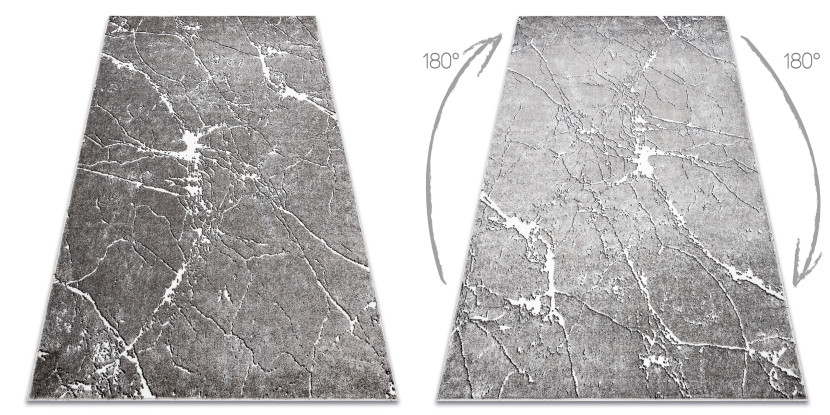 Dywan MATEO 8036/644 Nowoczesny marmur - strukturalny szary 120x170 cm