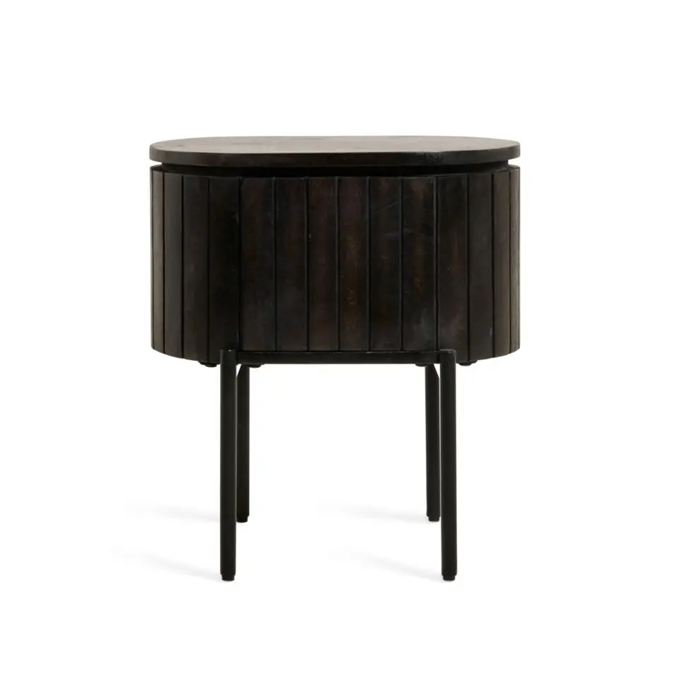 Nachtkastje Mokka - Donkerbruin Staand