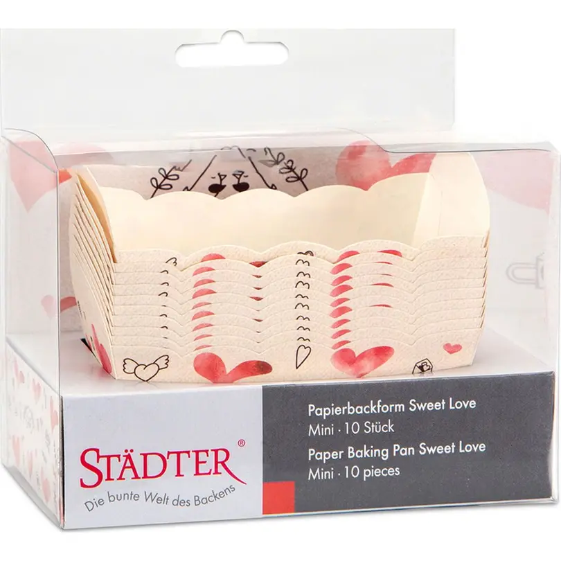 Papierförmchen 10er-Set Sweet Love