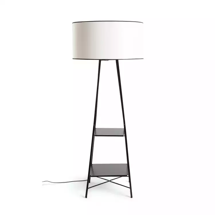 Habitat Thasia Floor Lamp - Black and White
