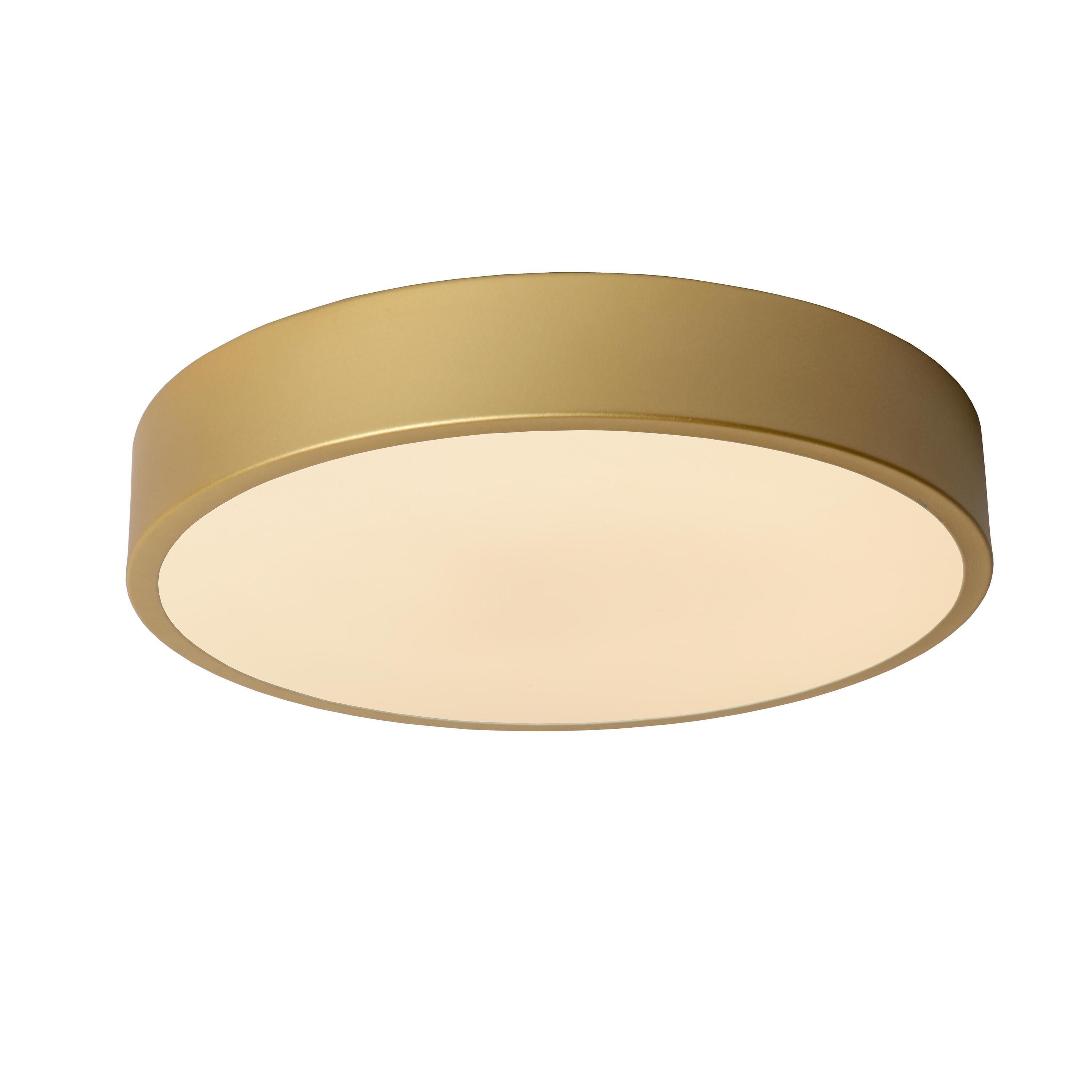 Unar plafondlamp LED Ø30 mat goud