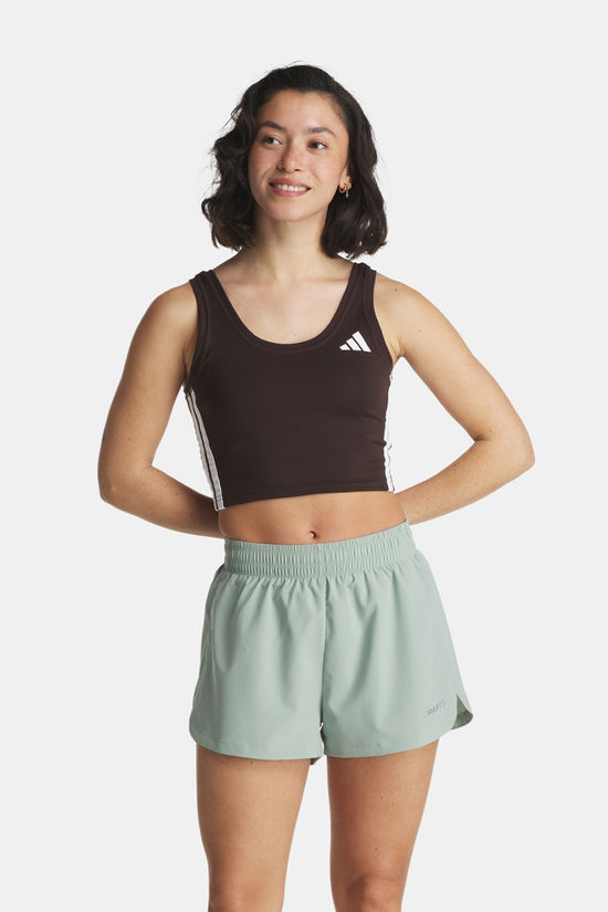 adidas Train Essentials 3-Stripes Crop Tanktop Dames