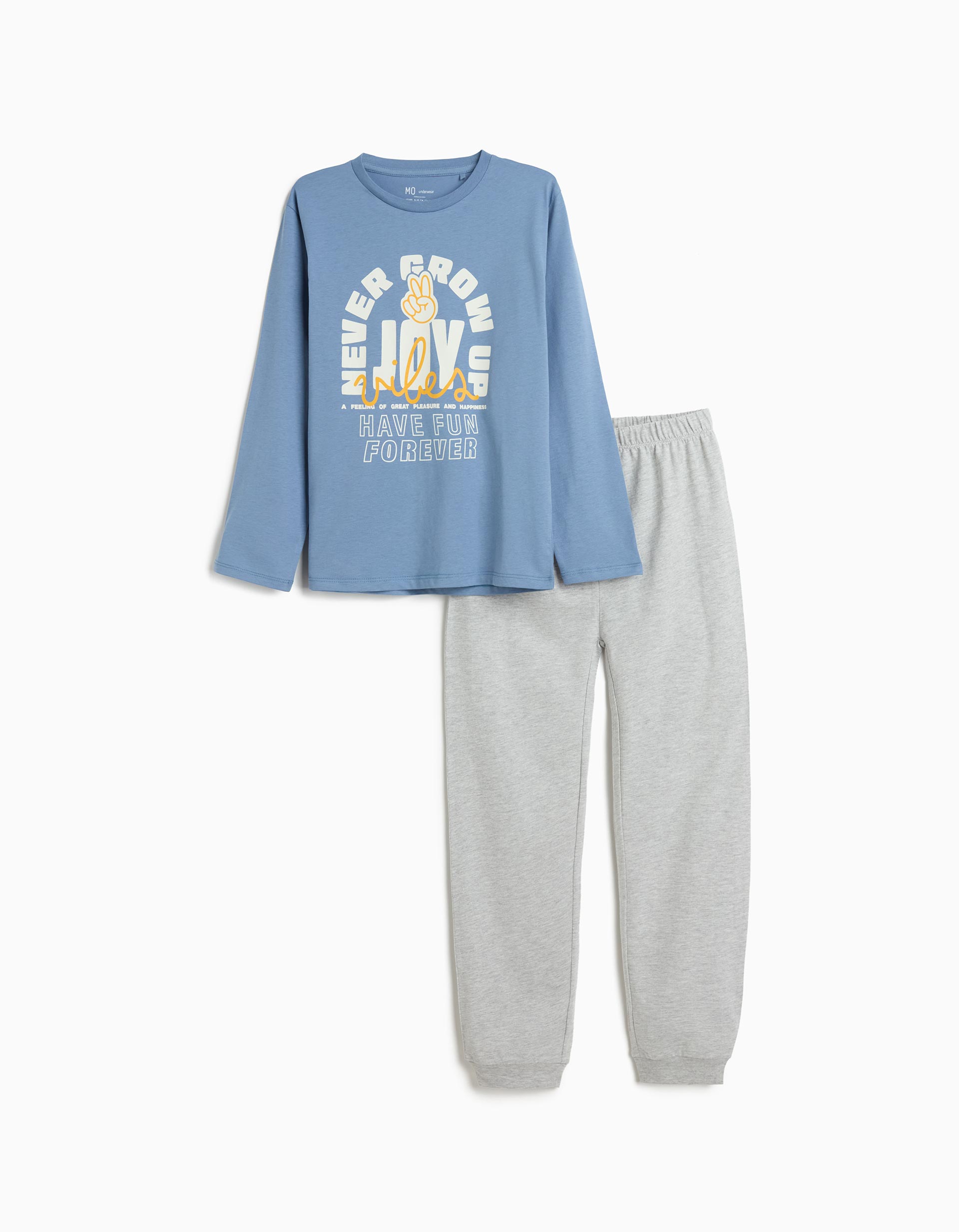 Pijama, Menino, Azul Claro