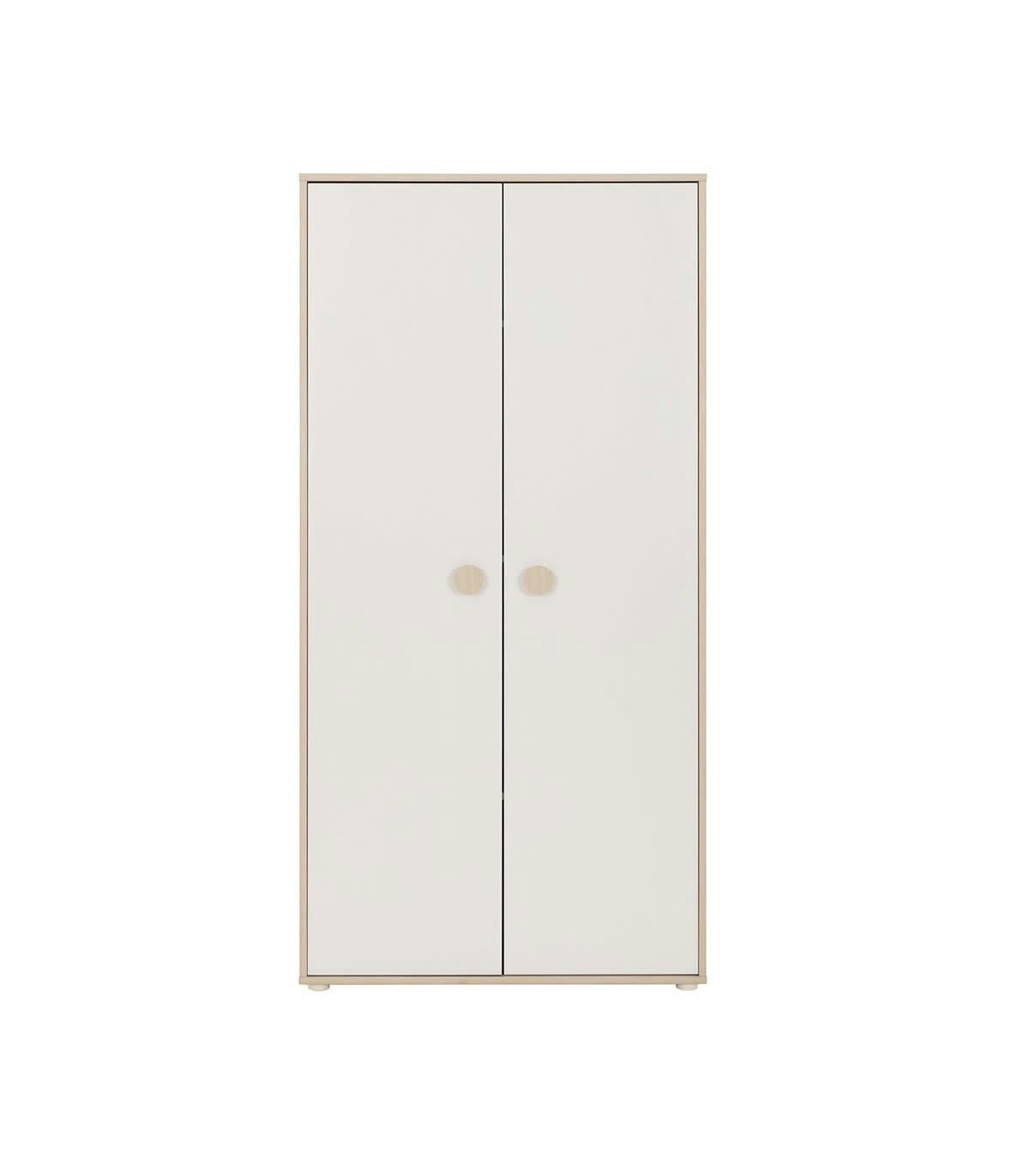 FELIX - Armoire effet bois beige clair