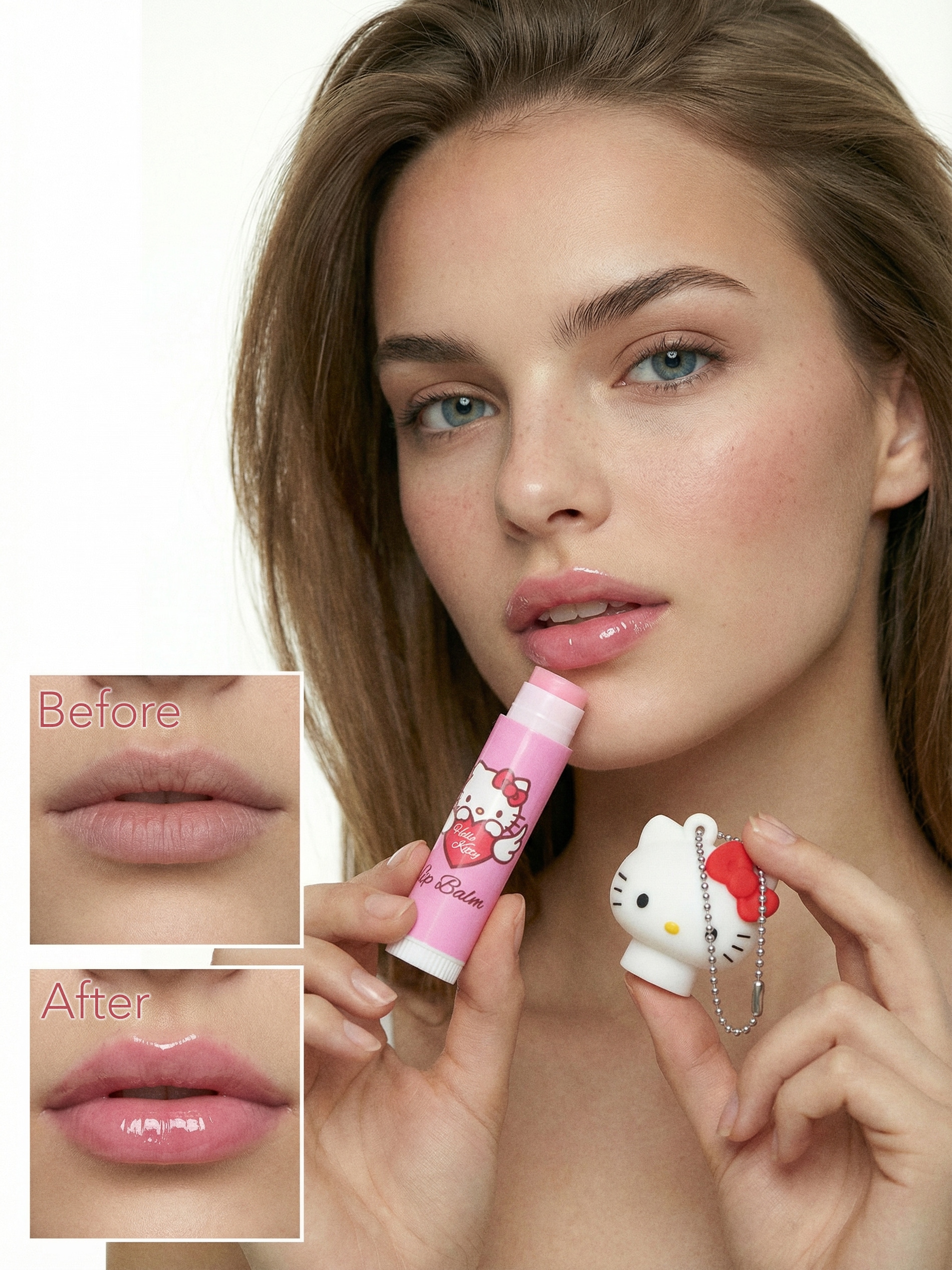 Balsam do ust o zapachu malinowym