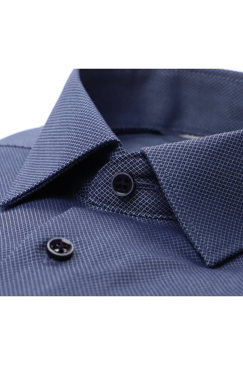 ETERNA Dynamic Cotton Modern Fit Hemd blau, Strukturiert