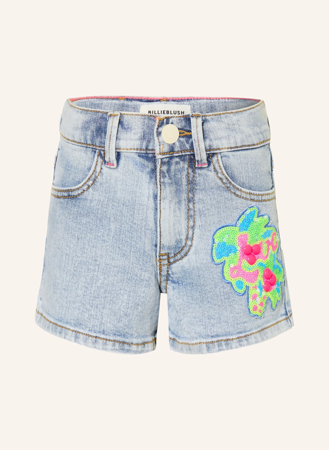 Billieblush Jeansshorts mit Pailletten