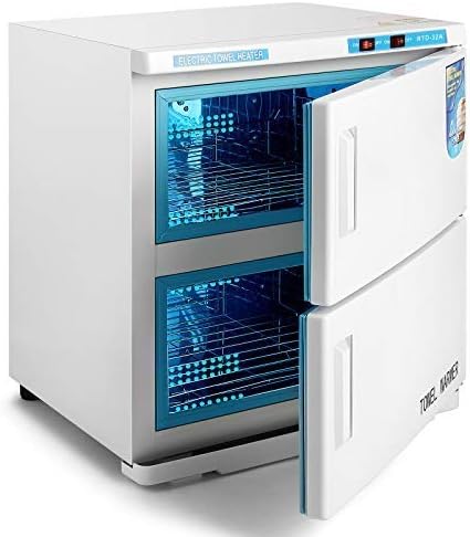 Hot Towel Warmer Cabinet Professional Towel Heater for Spa Massage Salon Home (32 Liter Capacity, White)(32 Liter)