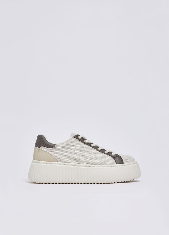 Sneakers in canvas co maxi logo