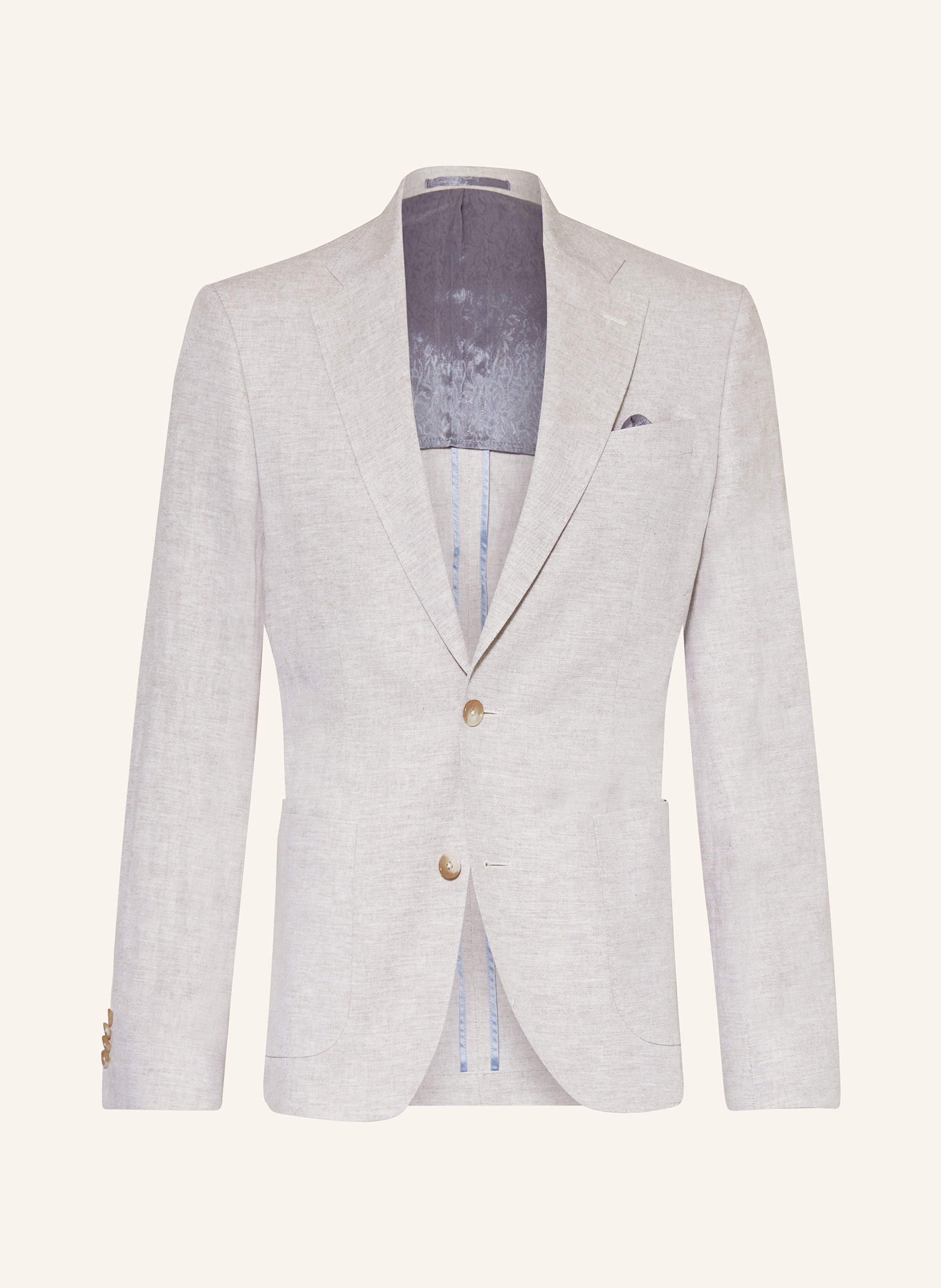 SAND COPENHAGEN Anzugsakko Slim Fit mit Leinen