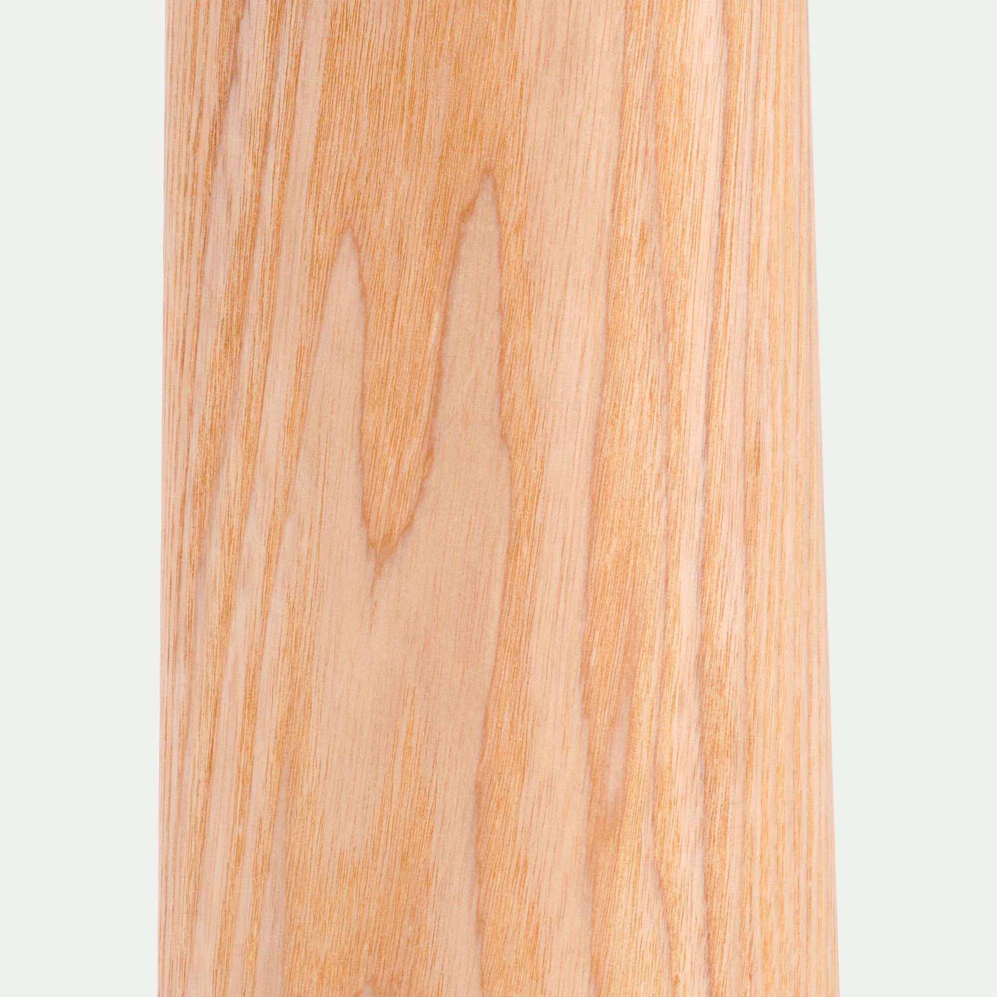 KONE - Pied de lampadaire en métal effet bois H157cm - bois clair