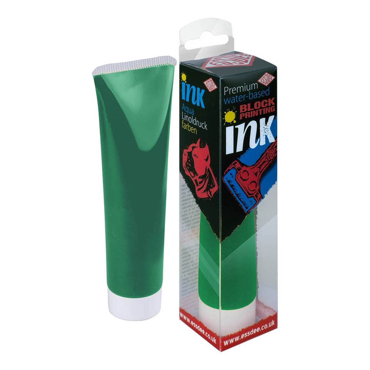 Essdee Green Waterbased Block Printing Ink 100ml