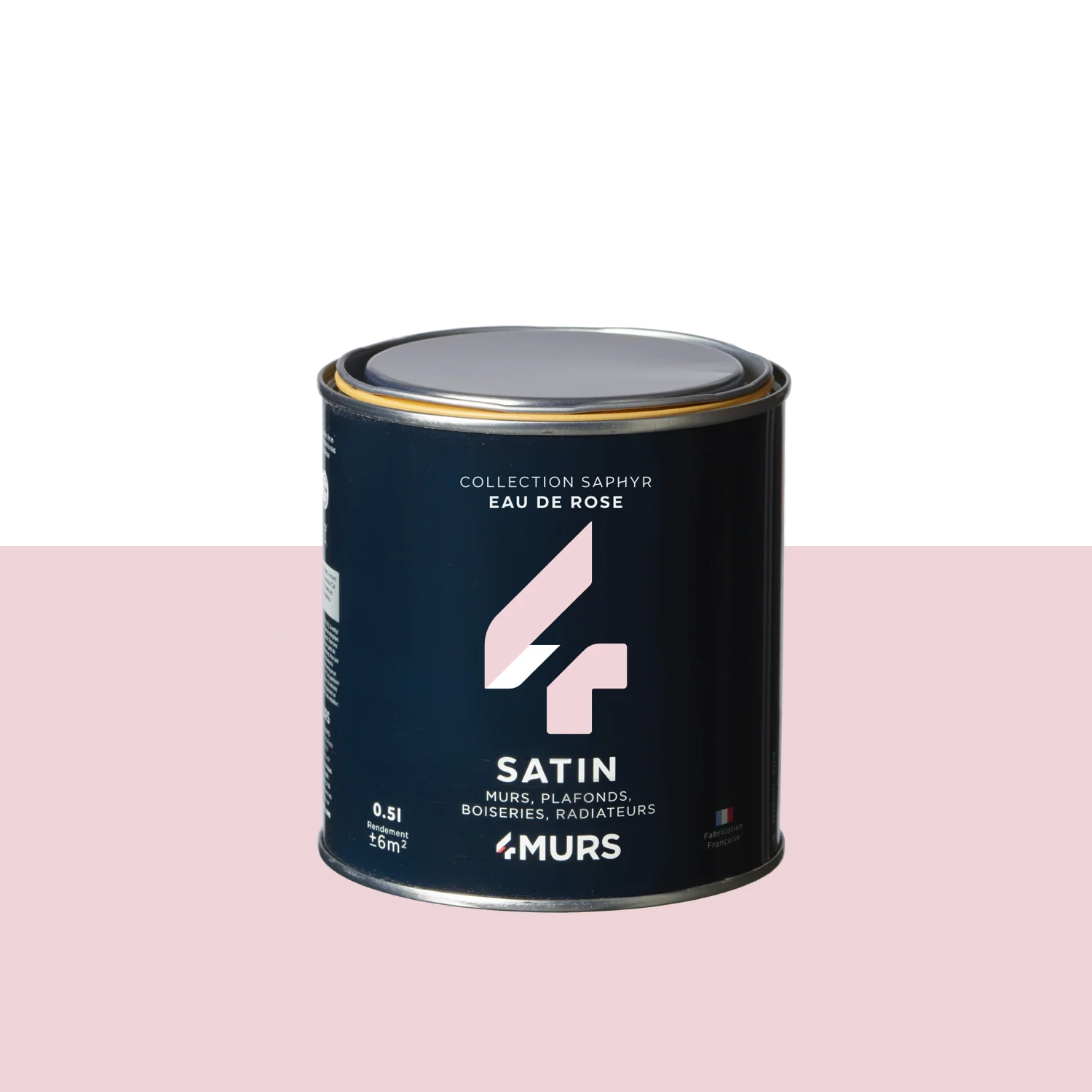 Saphyr Peinture Finition Peinture eau de rose Satiné 0,5 L