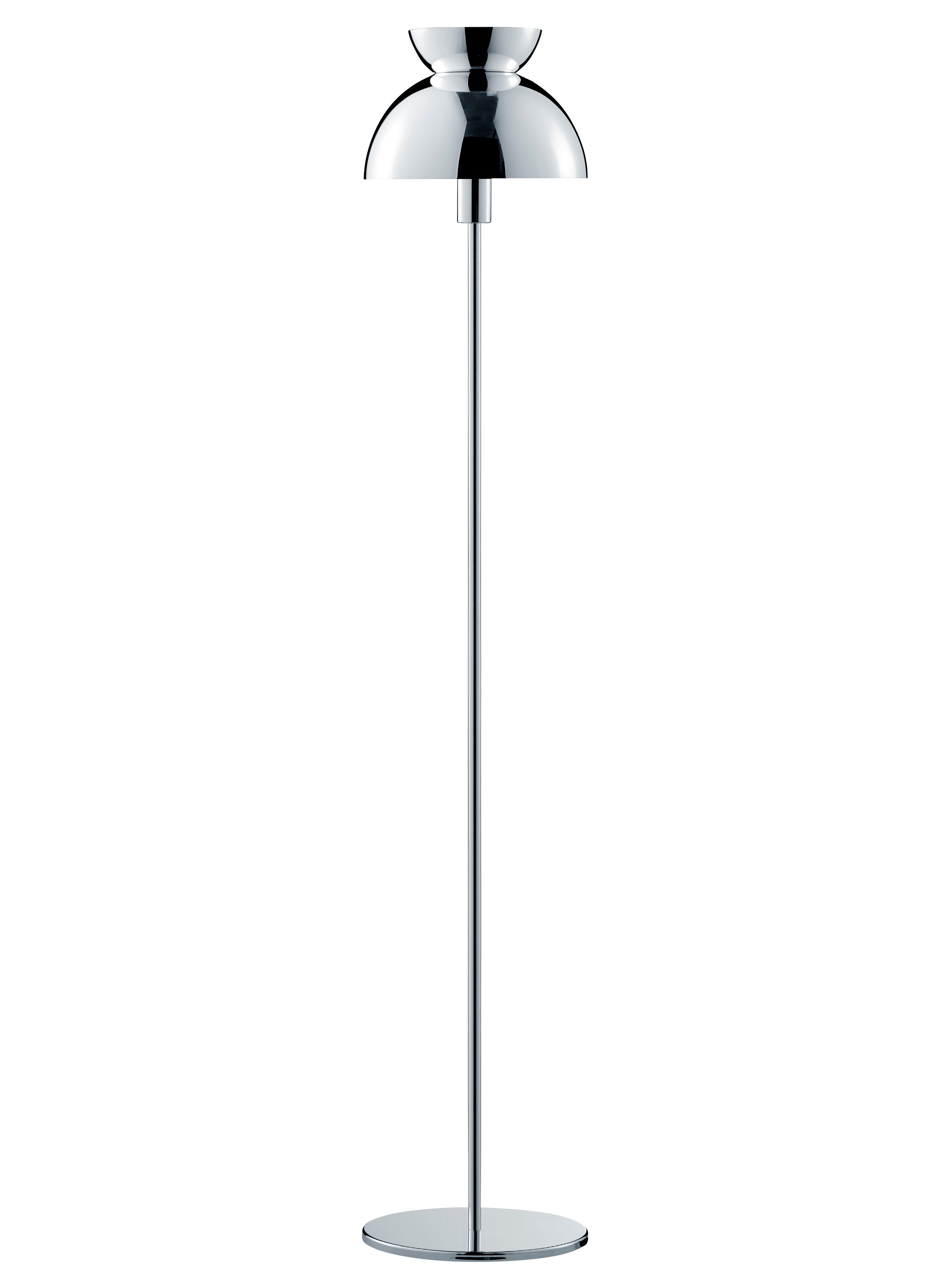 Frandsen vloerlamp Butterfly - zilver - 25x25x135cm