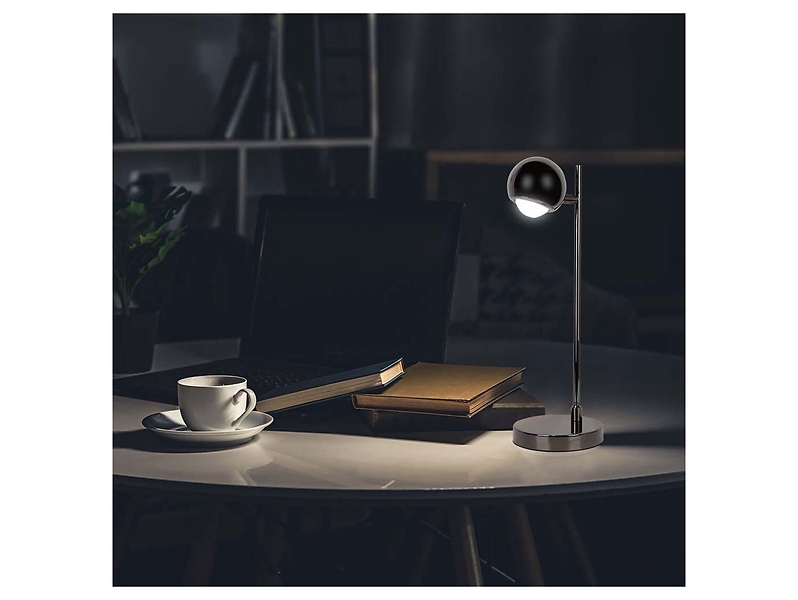 Lampa stołowa VT-7506 LED metalowa czarna