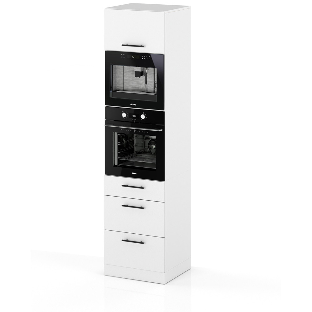 Słupek kuchenny 60cm piekarnik s60ms3 spremium biały mat