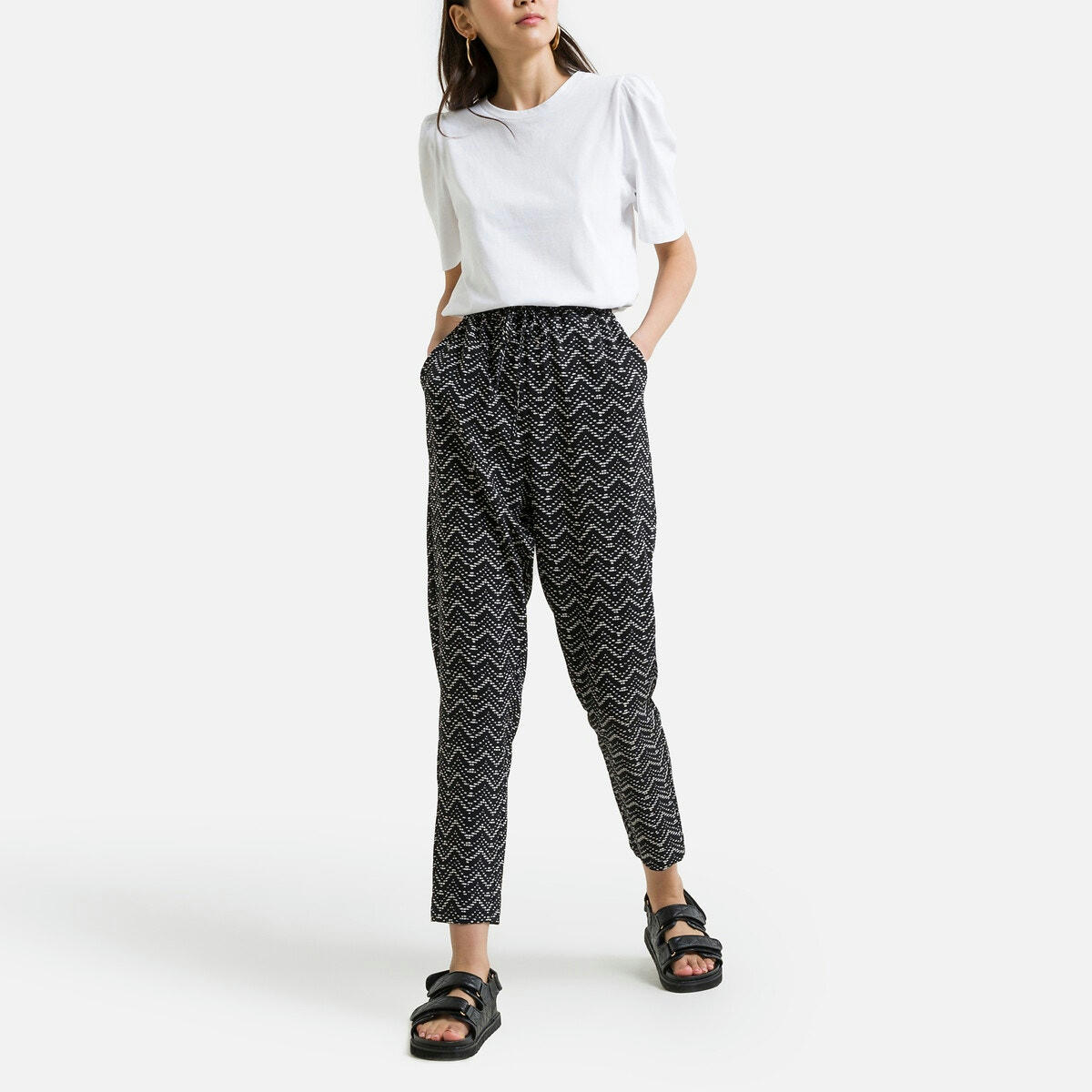 Pantalon slim imprimé