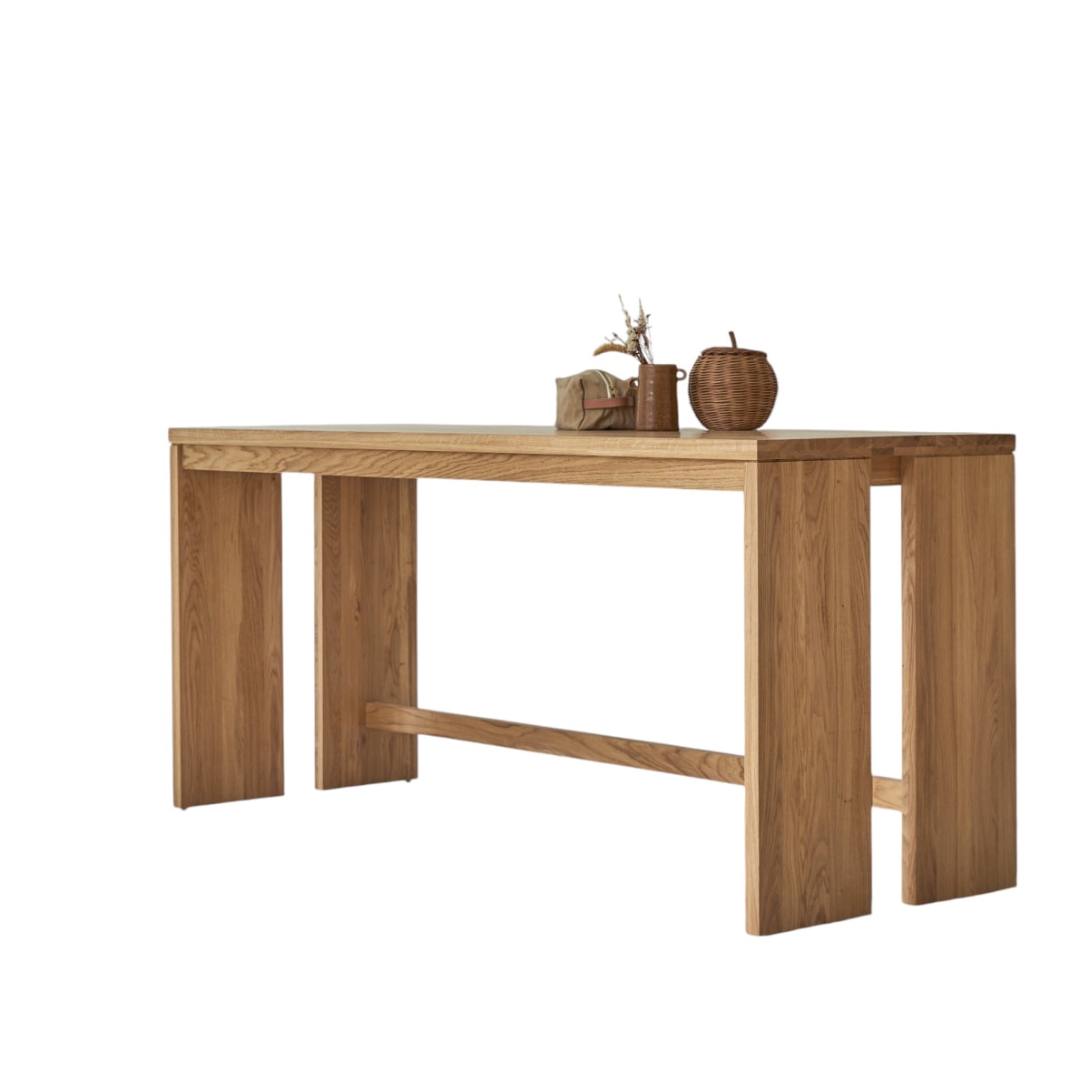 Tikamoon Massief eiken kinderbureau 160 cm - Naturel