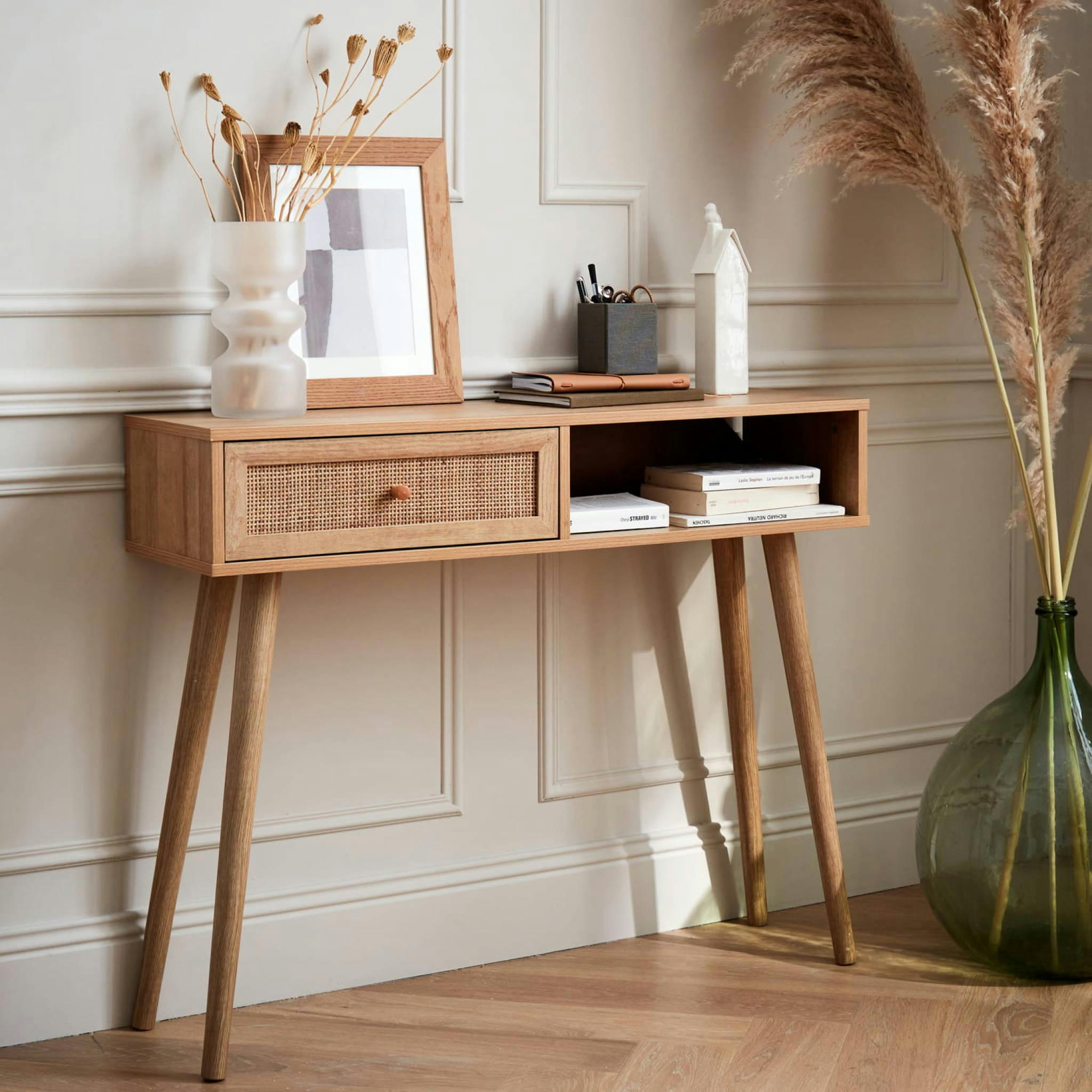 BOHÈME - Console en cannage
