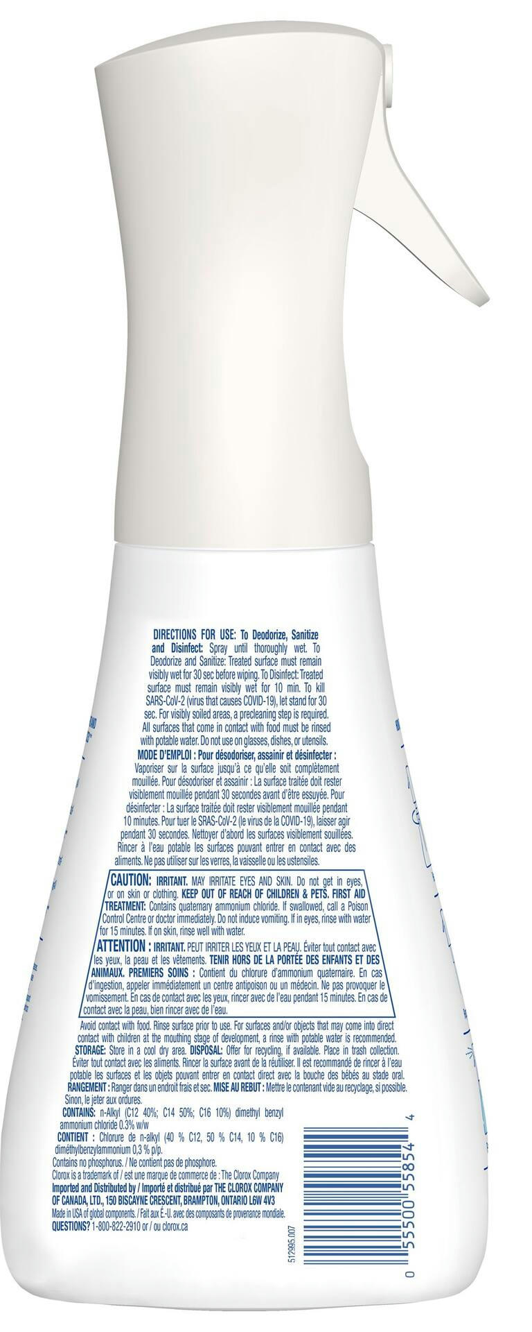Clorox Multi-Surface Disinfecting Mist, Orange