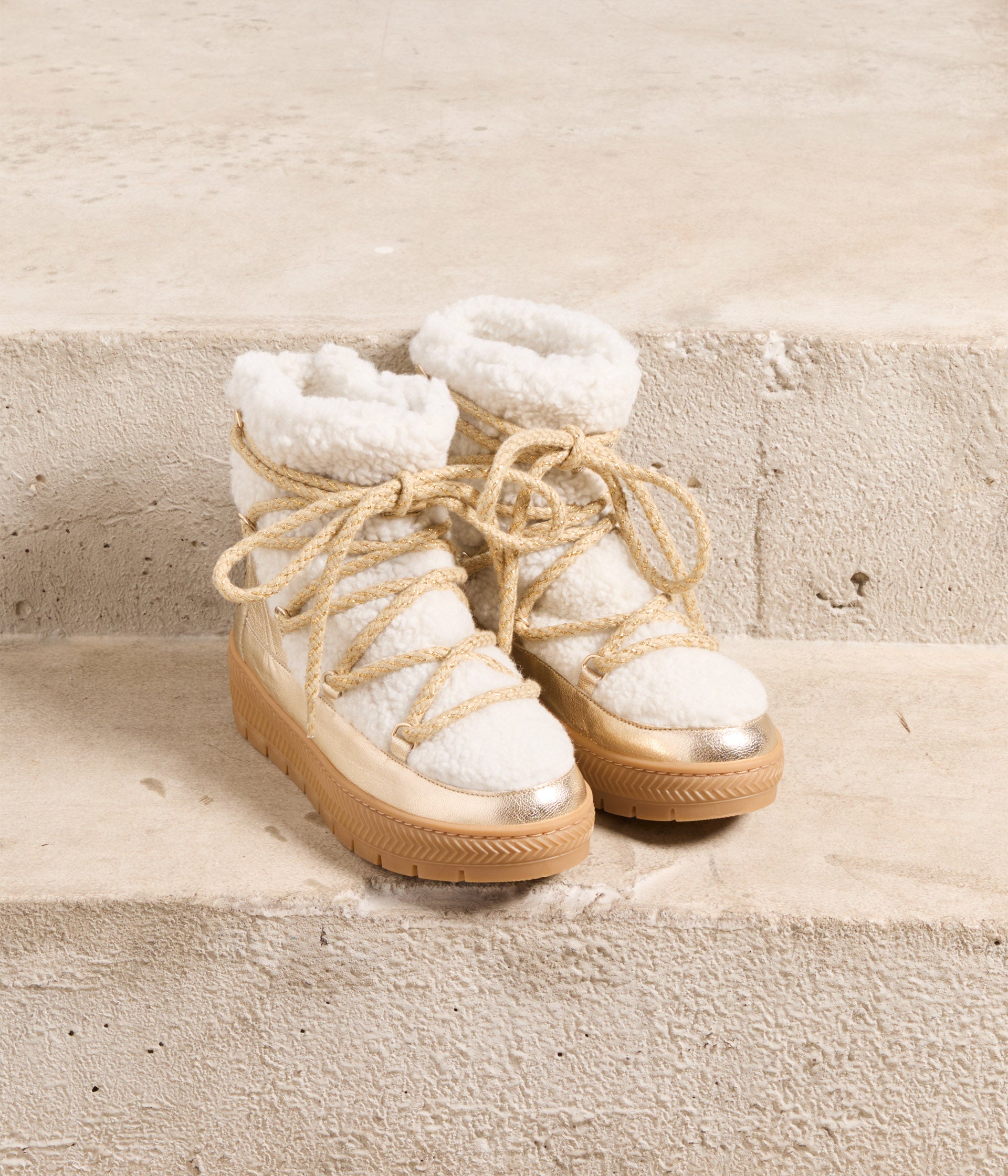 Boots bouclettes or Cherine