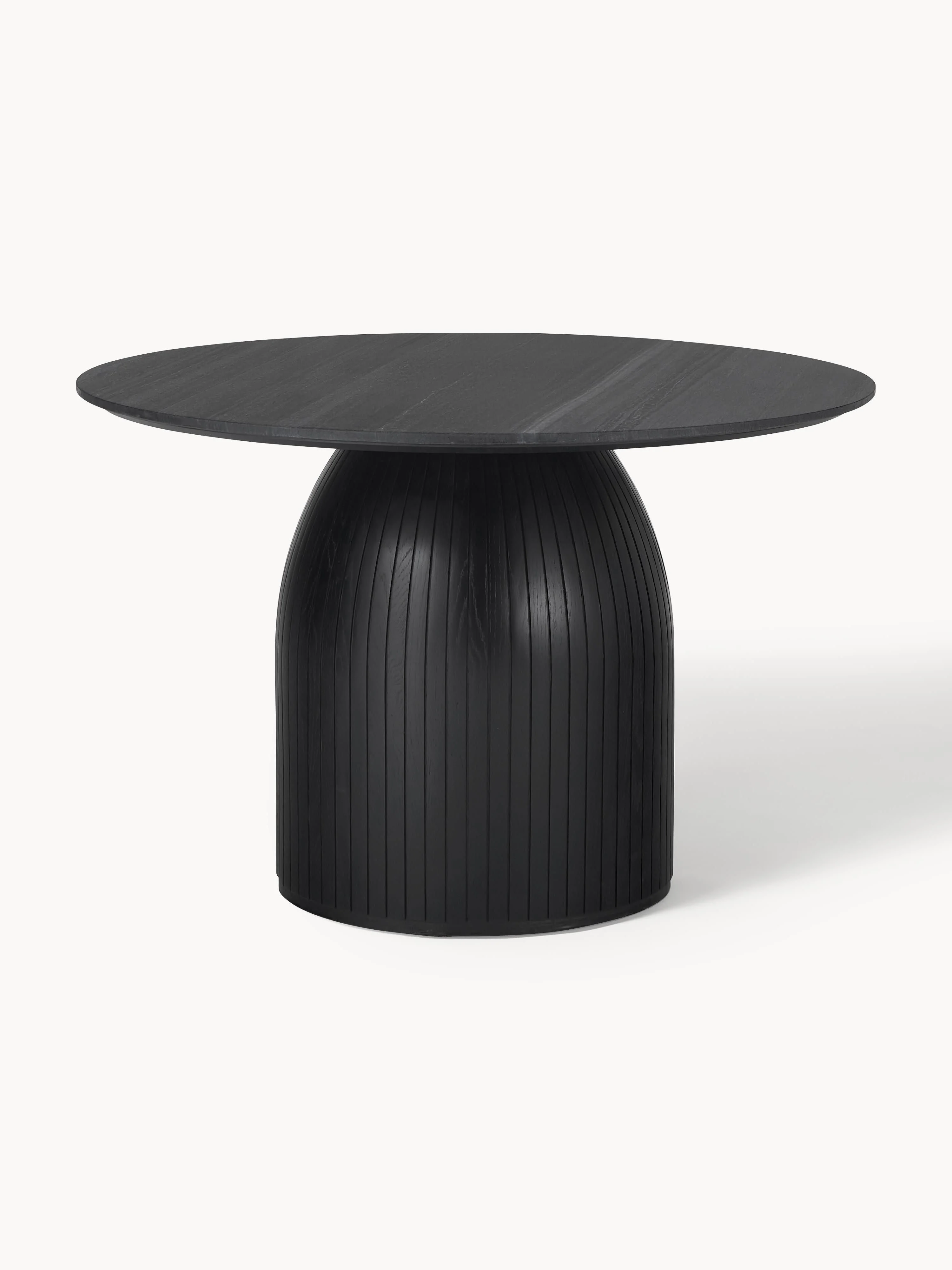Runder Esstisch Nelly mit Marmor-Tischplatte, Ø 115 cm