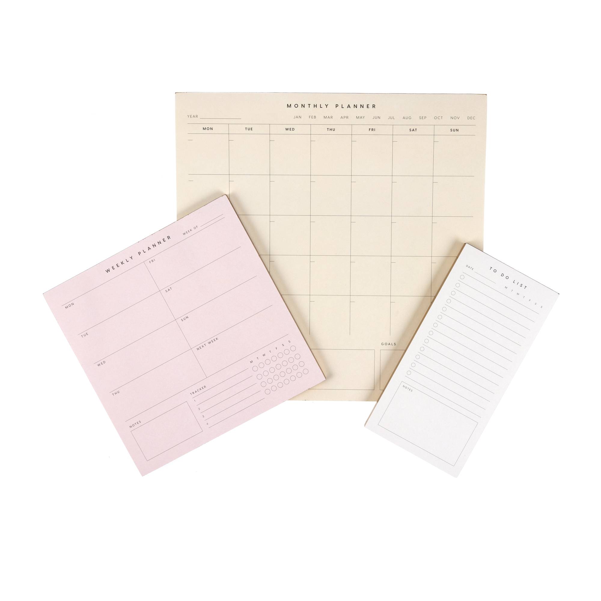 Desktop Planning Pad Set 3 Pack
