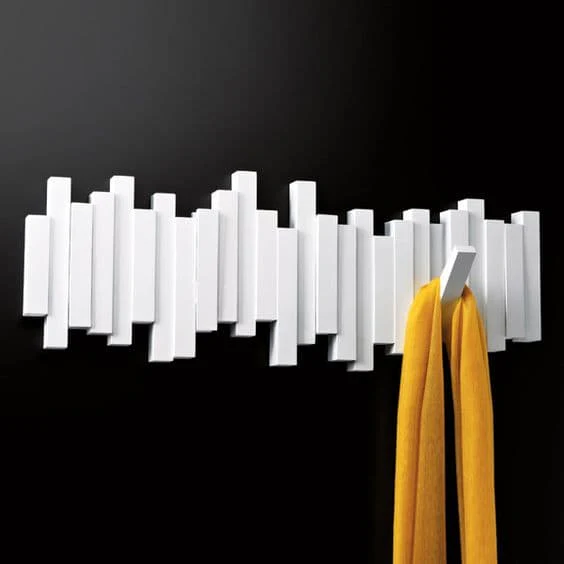 Umbra Patère SLIDING coloris blanc