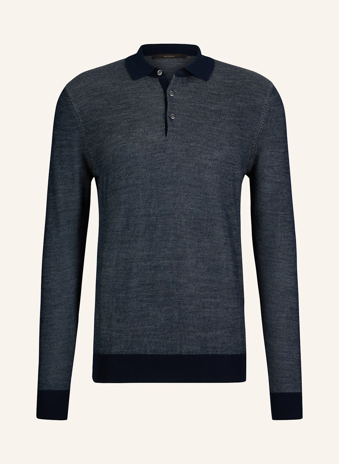 windsor. Langarm-Poloshirt
