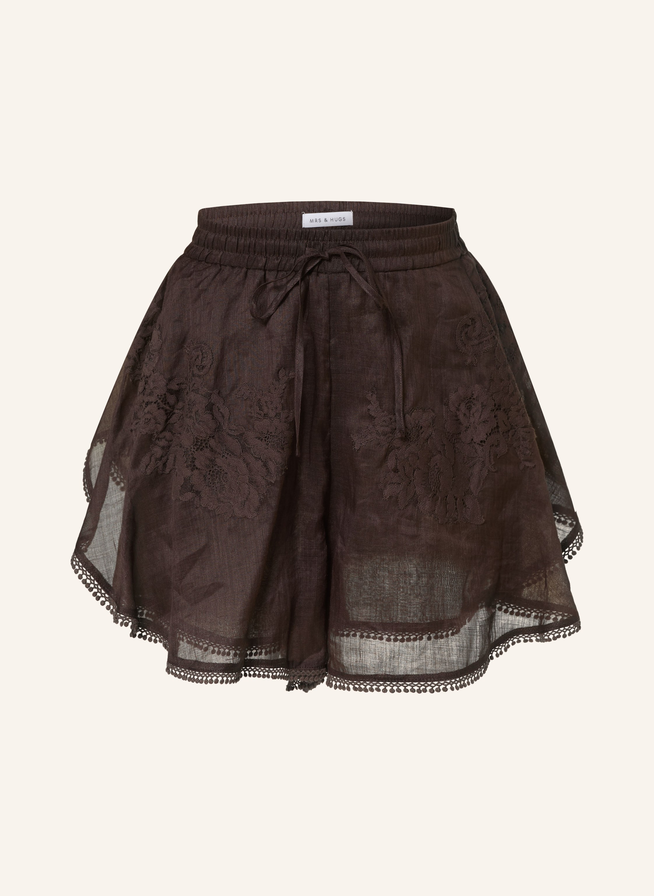 MRS & HUGS Shorts mit Spitze