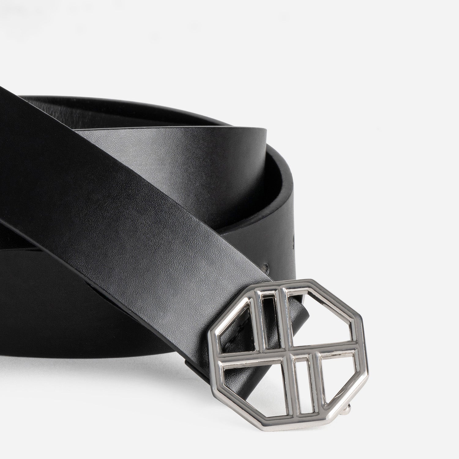 Ceinture TEXTO noire boucle fantaisie