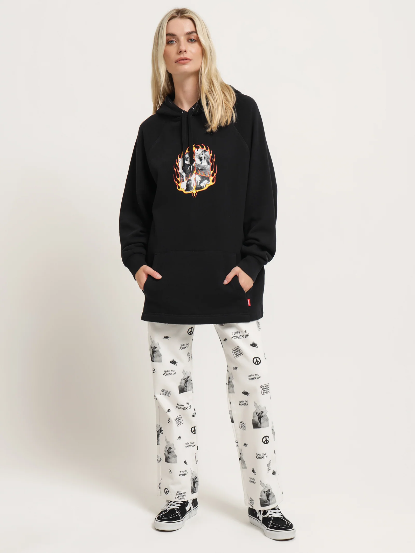 Existence Oversized Raglan Hoodie