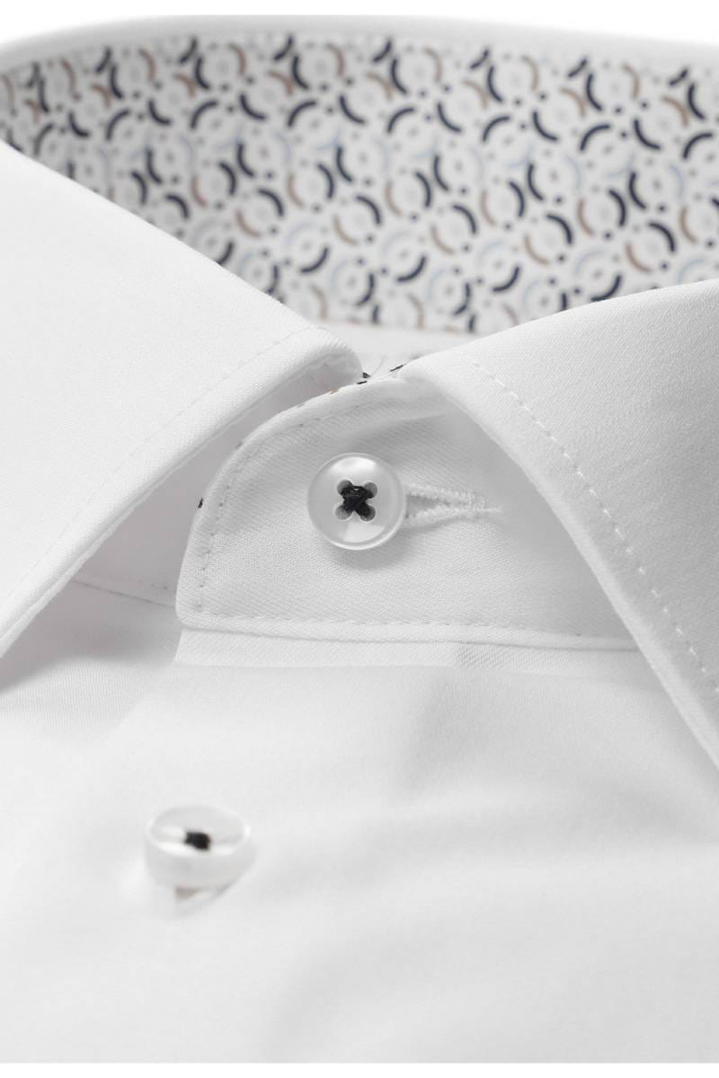 ETERNA Performance Slim Fit Hemd weiss, Einfarbig